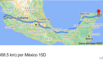 How far is Cancun from Puerto Vallarta