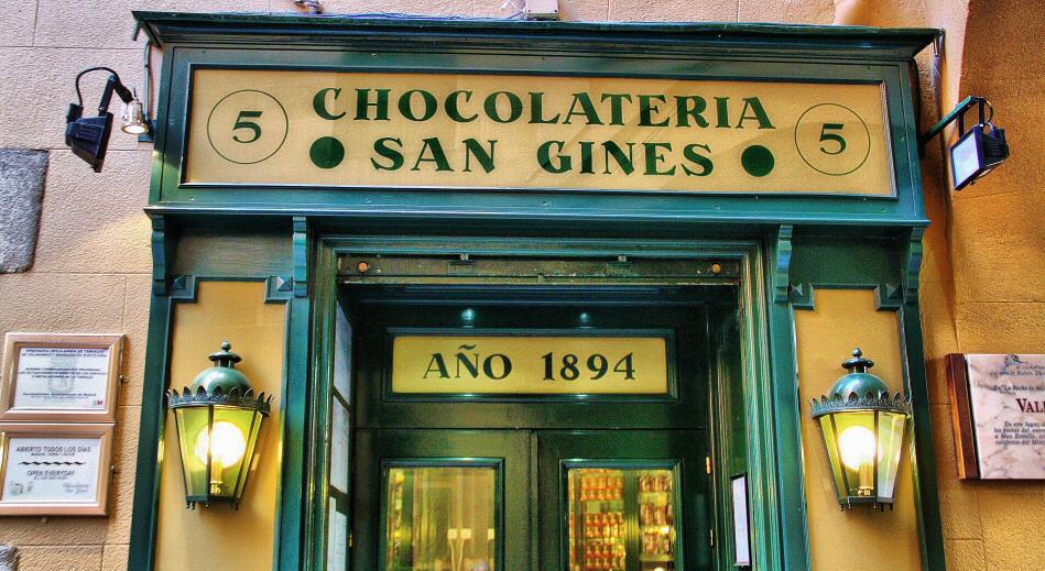 San Ginés Chocolate Shop - what to see in madrid spain
