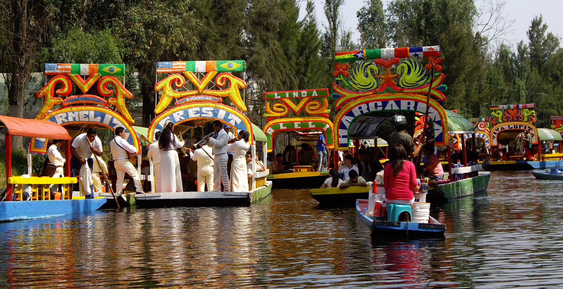 Xochimilco - famous tourist attractions in mexico