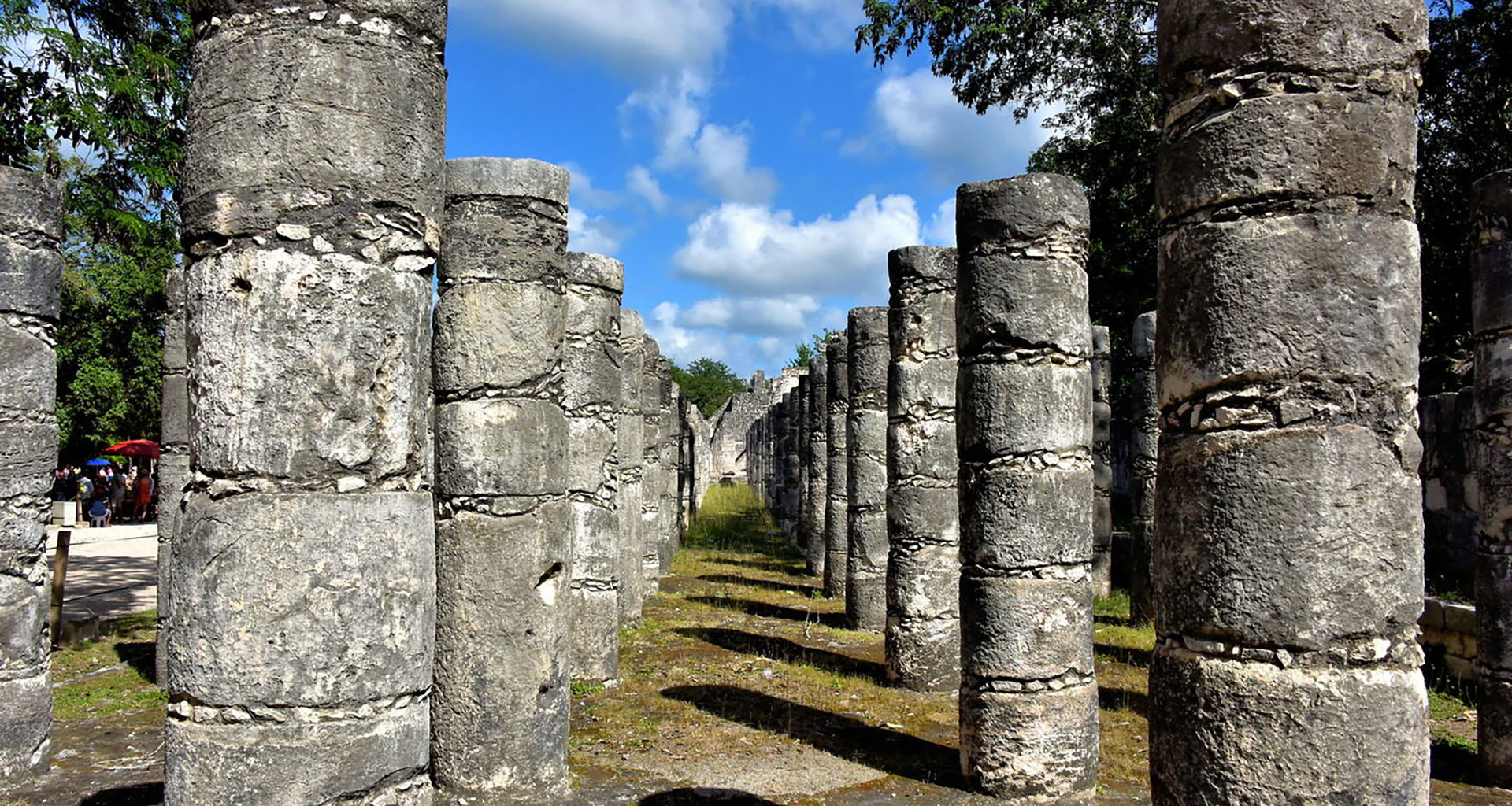 Group of a Thousand Columns - mayan ruins chichen itza