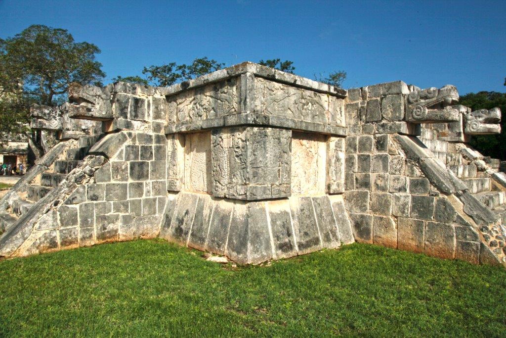 Platform of the Eagles and the Jaguars chichen itza