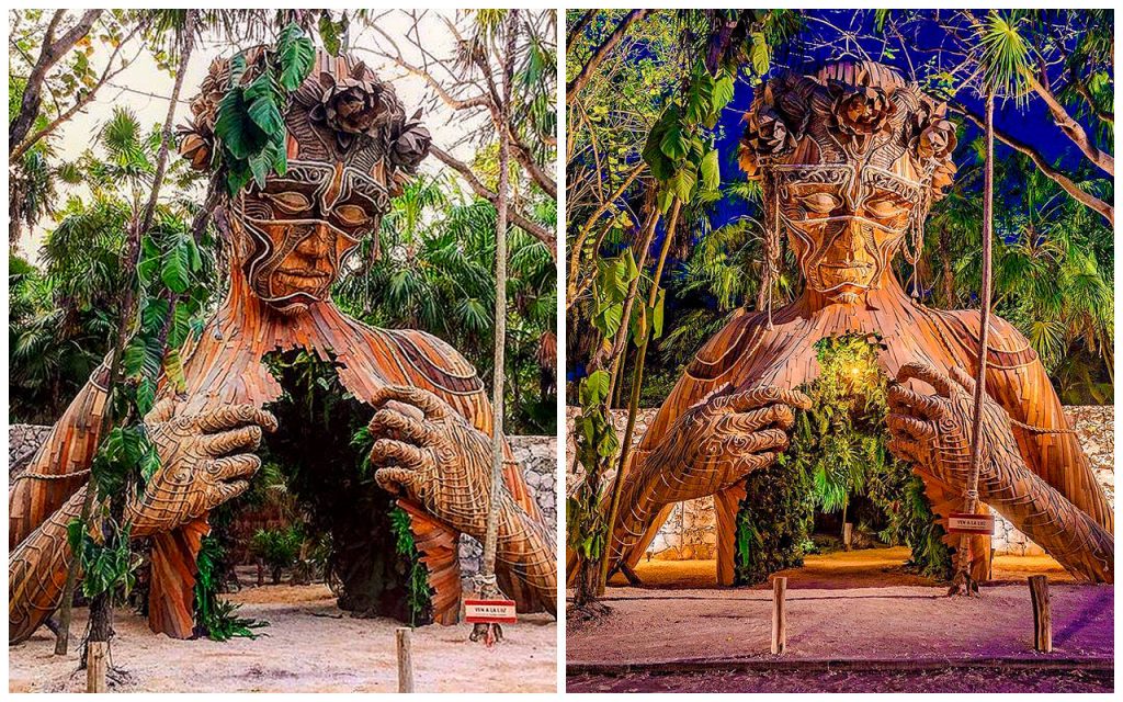 How to get to the sculpture Ahau Tulum